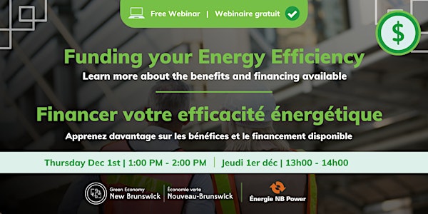Funding your Energy Efficiency - Financer votre efficacité énergétique