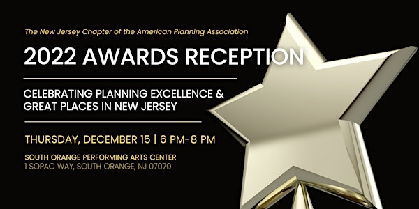 2022 Planning Excellence & Great Places in New Jersey Awards Reception