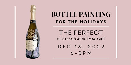 Bottle Painting for the Holidays
