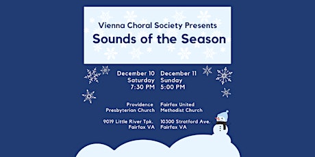 Vienna Choral Society Presents Sounds of the Season