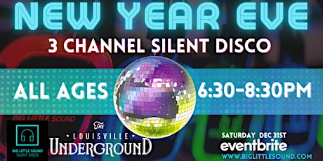 NYE - ALL HITS  SILENT DISCO PARTY (ALL AGES)