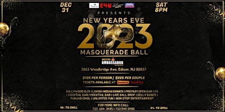 New Year's Eve 2023 Celebration in New Jersey