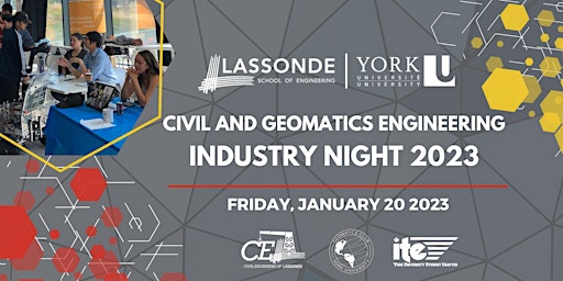 Civil and Geomatics Engineering Industry Night 2023 | York University