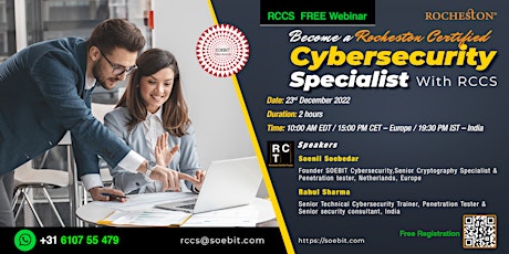 Become a Certified Cybersecurity Specialist with RCCS