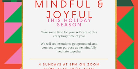 Mindful & Joyful this Holiday Season