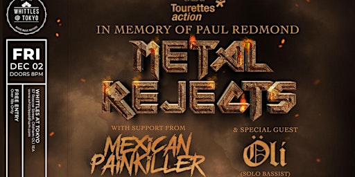 METAL REJECTS - IN AID OF TOURETTES ACTION