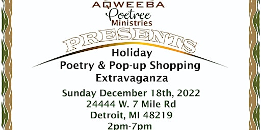 Poetry and Pop up shop