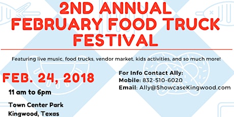 2nd Annual February Food Truck Festival primary image