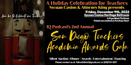 IQ Podcasts 2nd Annual San Diego Teachers Academia Awards