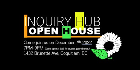Inquiry Hub Secondary School Open House (iHub Open)