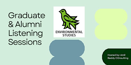 School of Environmental Studies: Listening Session series