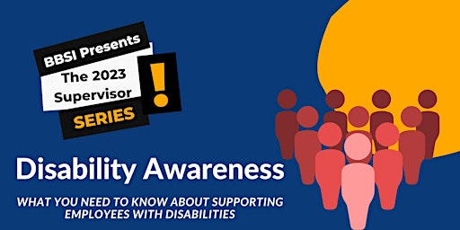 Disability Awareness - What You Need To Know primary image