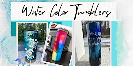 Watercolor Tumblers in Plymouth at 10 am