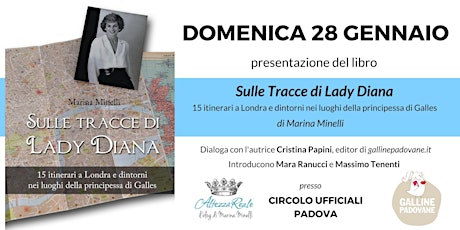 Immagine principale di Marina Minelli presenta il suo nuovo libro "Sulle tracce di Lady Diana" 