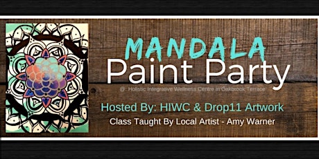 Mandala Paint Party! - hosted by HIWC & Drop11 Artwork primary image