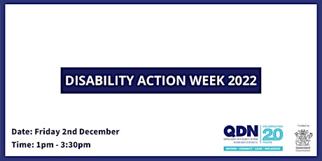 DISABILITY ACTION WEEK 2022 primary image