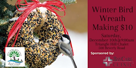 Winter Bird Seed Wreath Workshop