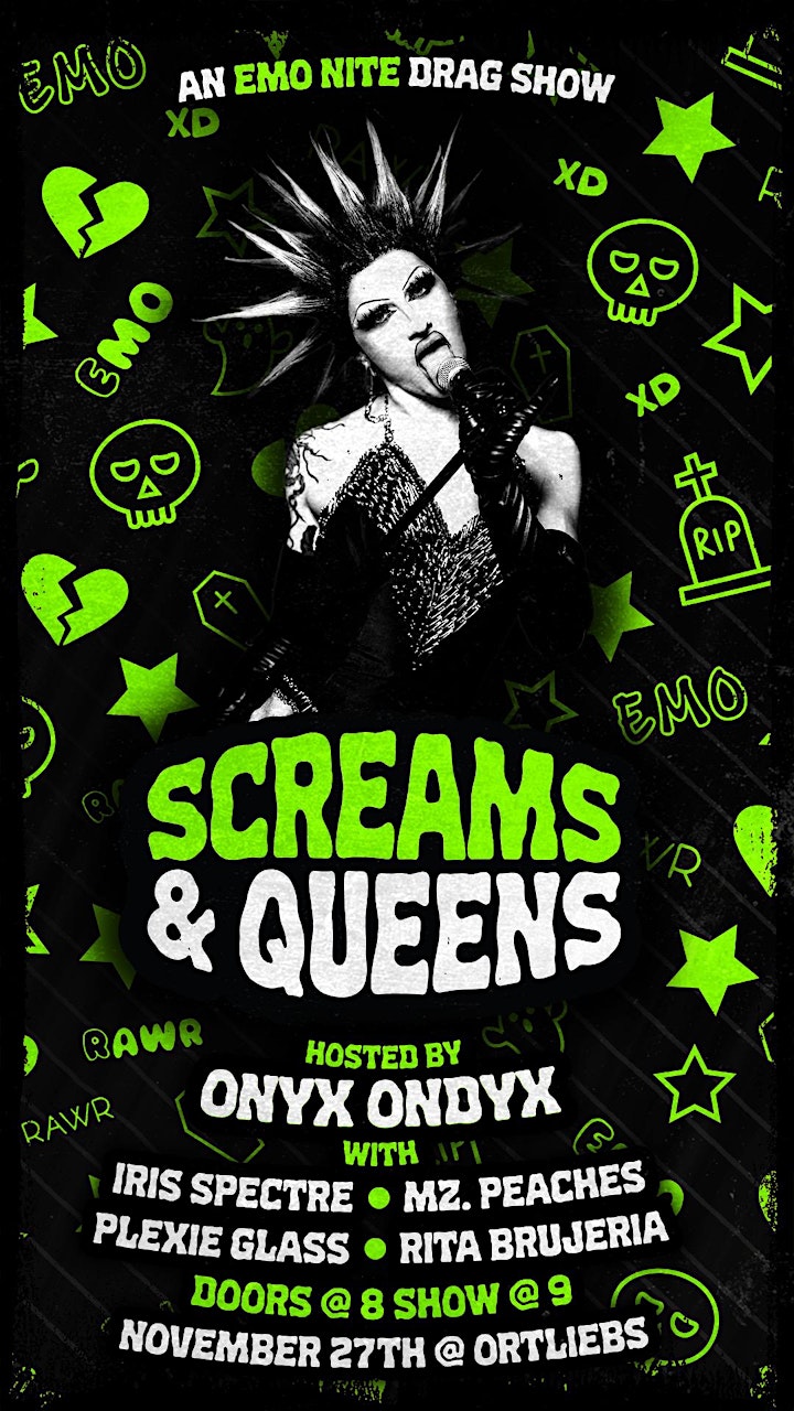 “Screams and Queens” EMO NITE DRAG SHOW hosted BY ONYX ONDYX image