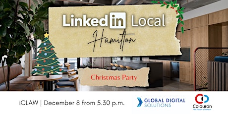 LinkedIn Local Hamilton Christmas Party 2022  primärbild