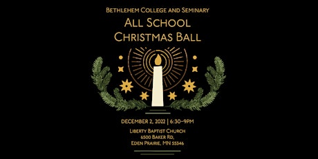 Bethlehem College and Seminary All School Christmas Ball primary image