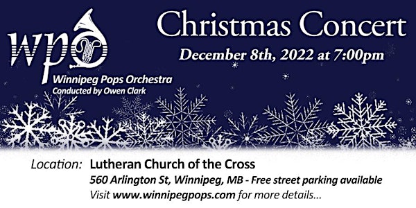 Winnipeg Pops Orchestra Christmas Concert 2022