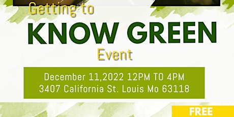 We Cann 2022 Know Green Event