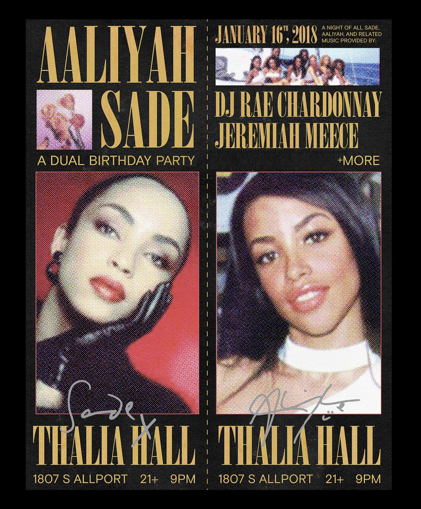 Aaliyah and Sade: A Birthday Party