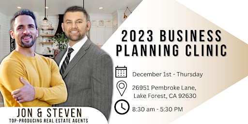 2023 Business Planning with Jon Vasquez and Steve Hurd