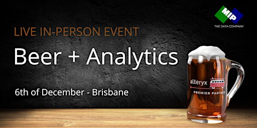 Beer + Analytics Brisbane CBD