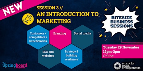 Bitesize business sessions - An introduction to marketing