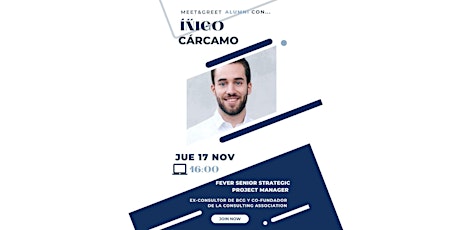 Meet & Greet Alumni con Iñigo Cárcamo