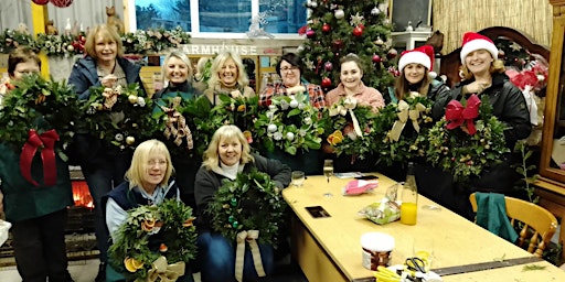 Fresh Christmas Wreath Making Workshop with Chelsea Award Winning Florist