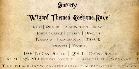 Sorcery: Wizard Themed Costume Rave primary image