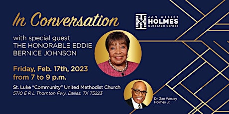 2023 In Conversation with The Honorable Eddie Bernice Johnson