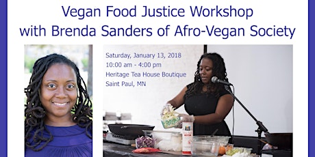 Vegan Food Justice Workshop with Brenda Sanders of Afro Vegan Society primary image
