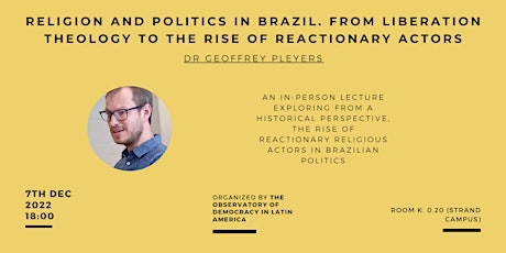 Religion and politics in Brazil with Dr Geoffrey Pleyers  primärbild