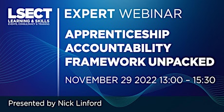 Apprenticeship Accountability Framework unpacked