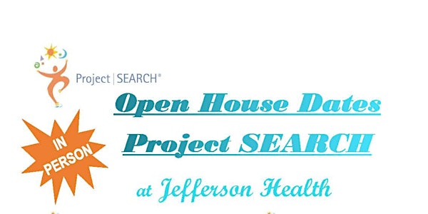 Project SEARCH Info Session - Jefferson Health Cherry Hill Location