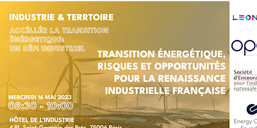 Transition énergétique, risques et opportunités - Renaissance industrielle
