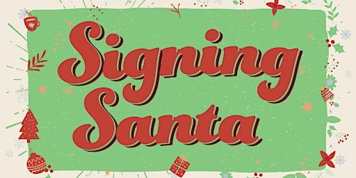 Signing Santa at Northlake Mall