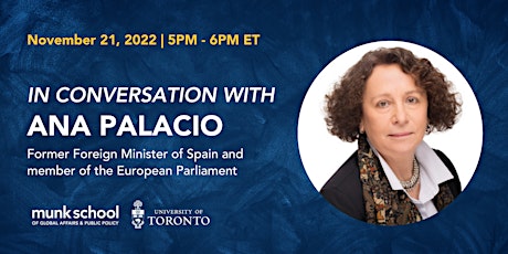 In conversation with Ana Palacio, former Foreign Minister of Spain