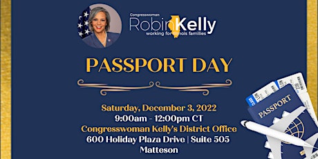 Imagem principal de Rep. Robin Kelly's Passport Day