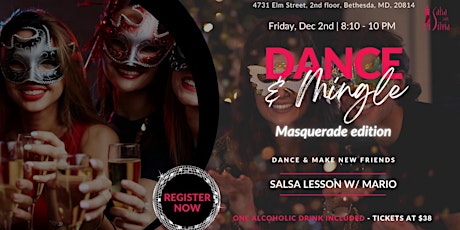 DANCE & MINGLE - Masquerade Edition!