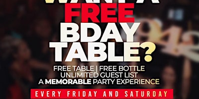 FREE  TABLES every FRIDAY and SATURDAY at Smokehouse clt primary image