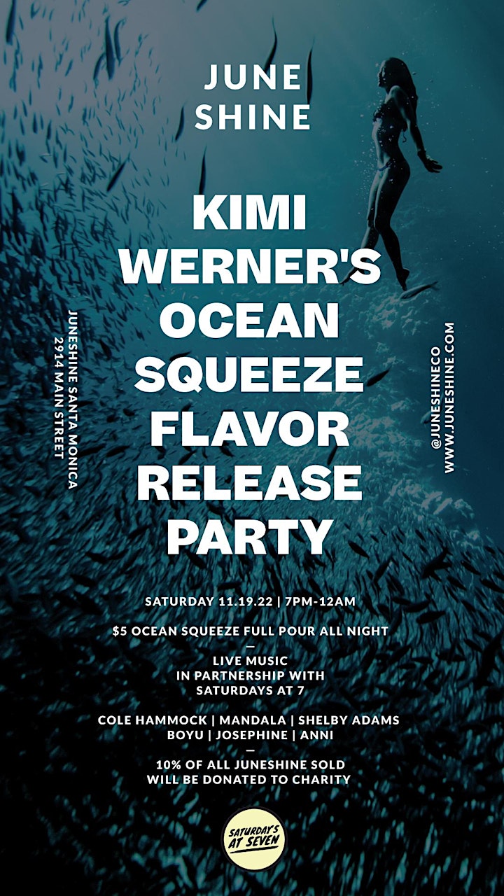 SANTA MONICA - Official Kimi Werner's OCEAN SQUEEZE flavor RELEASE PARTY image