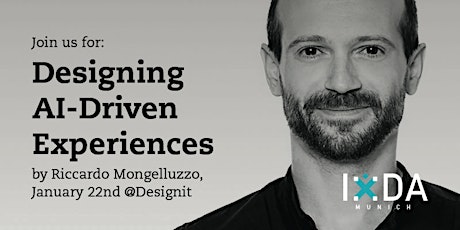 Designing AI-Driven Experiences – with Riccardo Mongelluzzo primary image