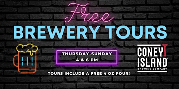 FREE TOURS AT THE CONEY ISLAND BREWING COMPANY !