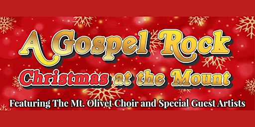 A Gospel Rock Christmas at the Mount
