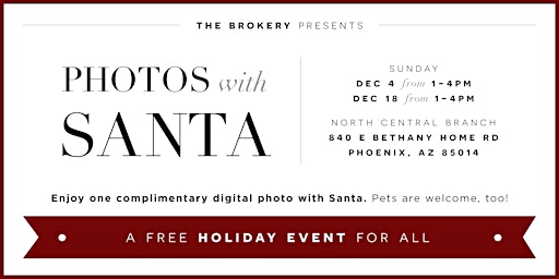 Photos with Santa | The Brokery: North Central Branch