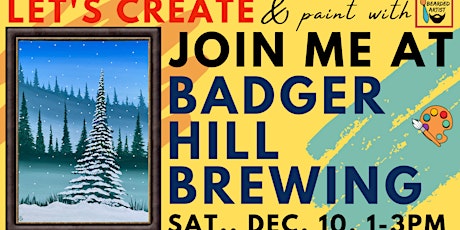 December 10 Paint & Sip at Badger Hill Brewing